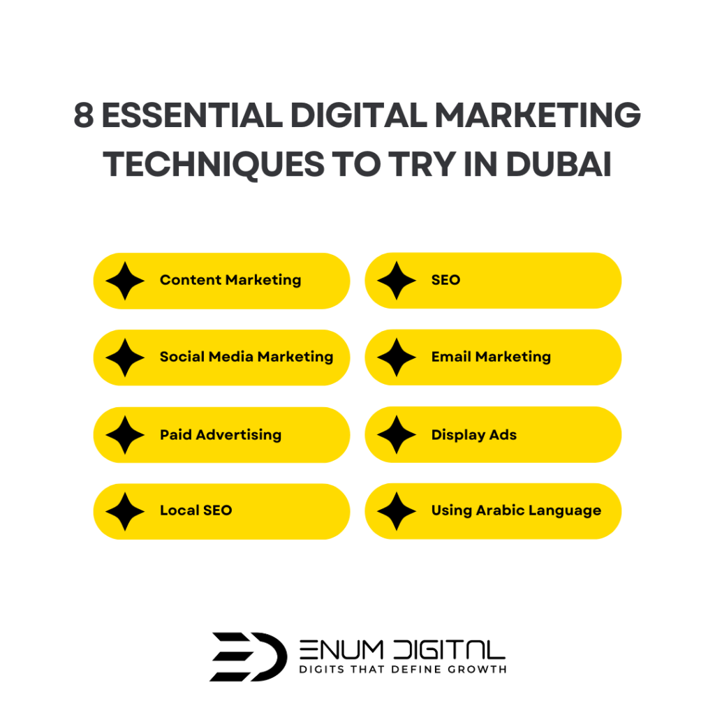 Essential Digital Marketing Techniques to Try in Dubai