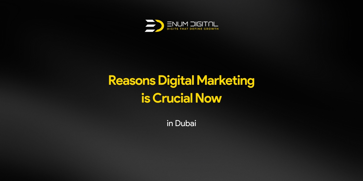 5 Reasons Digital Marketing is Crucial Now in Dubai