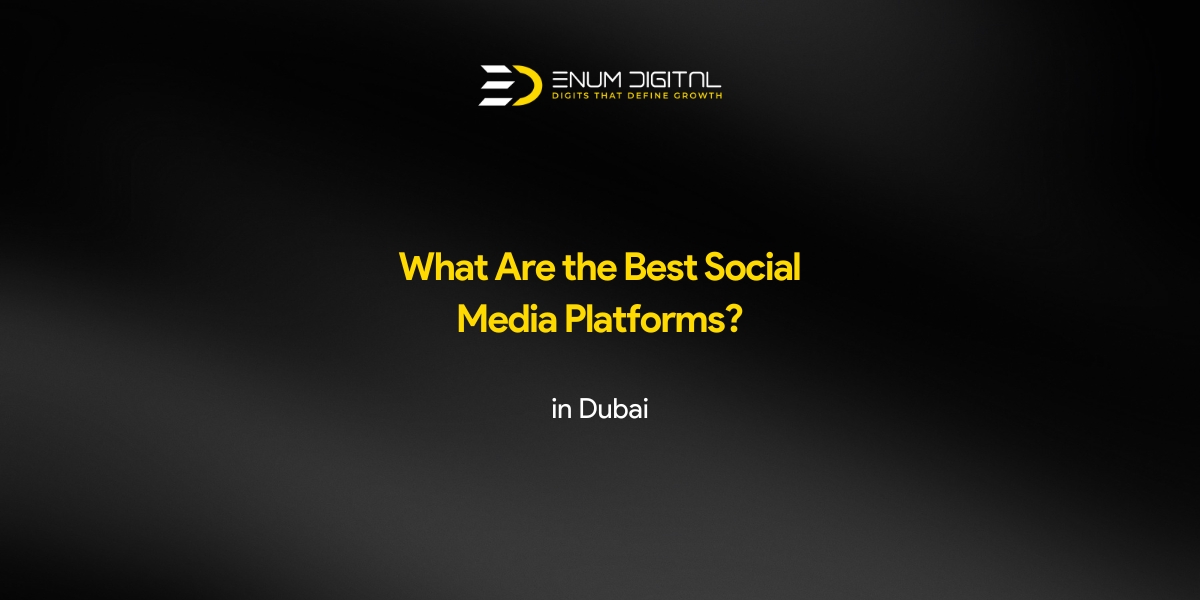 What are the Best Social Media Platforms in Dubai?