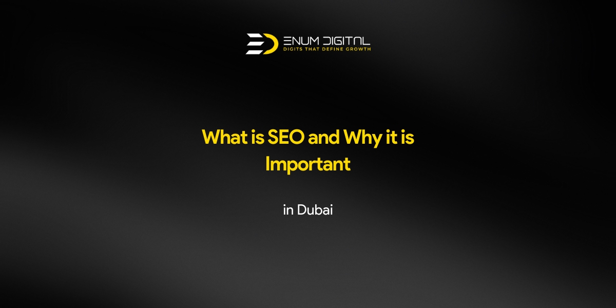 What is SEO and Why it is Important in Dubai?